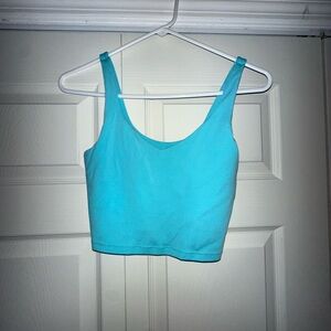 Aerie Turquoise Crop Top